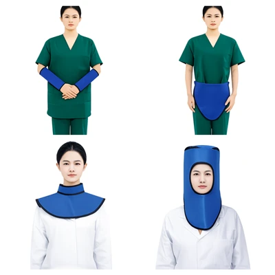0.5mmPb X-محصولات و لوازم جانبی حفاظت در برابر اشعه|ماسک صورت، یقه سربی و موارد دیگر
